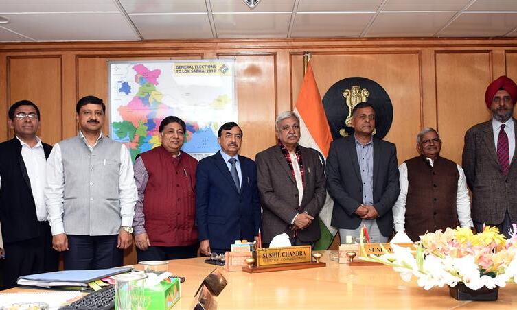 2019 में मतदाताओं की संख्‍या के आंकड़े