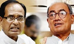 आमने-सामने हैं दिग्विजय व शिवराज आमने-सामने हैं दिग्विजय व शिवराज