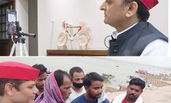 अखिलेश यादव ने ज़िला वाराणसी के कार्यकर्ताओं-नेताओं से किया सम्पर्क