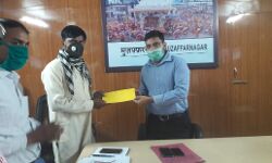 सीडीओ आलोक यादव ने दिया लाभार्थियों को नियुक्ति पत्र