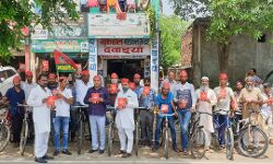 लगातार जारी है मुजफ्फरनगर शहर में समाजवादी पार्टी का आह्वान कार्यक्रम