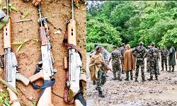 एनकाउंटर में 4 नक्सली ढेर, कई अत्याधुनिक हथियार बरामद एनकाउंटर में 4 नक्सली ढेर, कई अत्याधुनिक हथियार बरामद