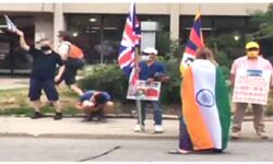 कनाडा में भी चीन का विरोध