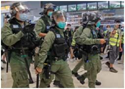 हांगकांग में आजादी मांगने वाले गिरफ्तार
