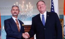 जयशंकर से पोम्पियो ने की बात जयशंकर से पोम्पियो ने की बात