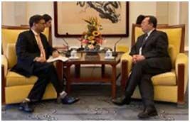 चीन के अधिकारी से मिले भारतीय राजदूत