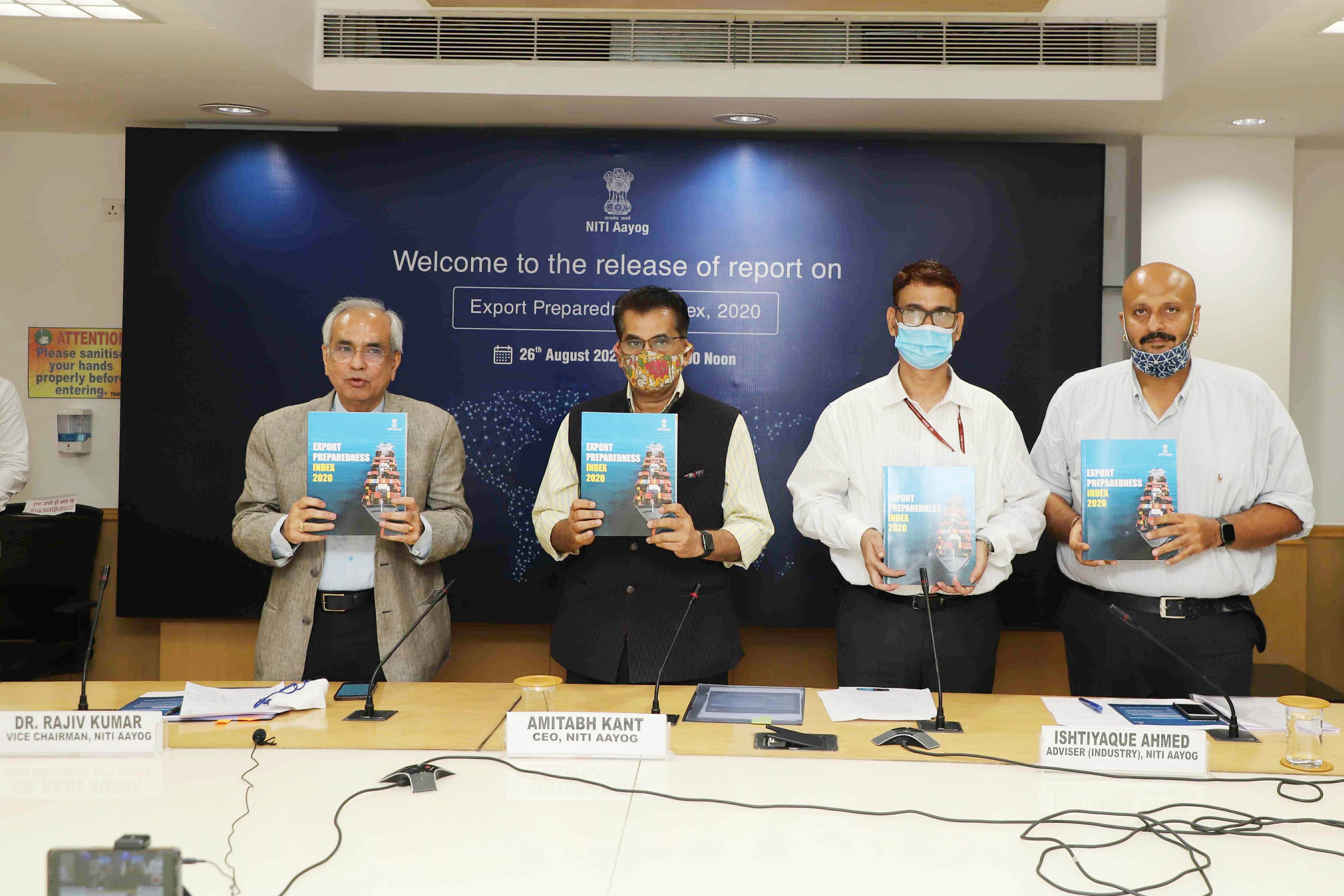 नीति आयोग ने निर्यात तैयारी सूचकांक (ईपीआई) पर रिपोर्ट की जारी नीति आयोग ने निर्यात तैयारी सूचकांक (ईपीआई) पर रिपोर्ट की जारी