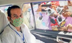 लालू प्रसाद यादव से मिलने रांची पहुंचे तेजप्रताप यादव