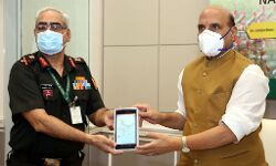 रक्षा मंत्री राजनाथ सिंह ने एनसीसी प्रशिक्षण के लिए मोबाइल ऐप किया लॉन्‍च