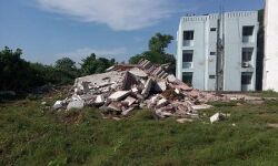 एलडीए ने पूर्वांचल के माफिया मुख्तार अंसारी की लखनऊ में अवैध बिल्डिंग को ढहाया