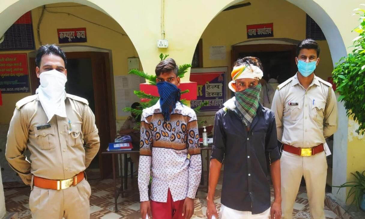 शाहजहांपुर पुलिस ने दो लुटेरों को 5 घण्टे में किया गिरफ्तार