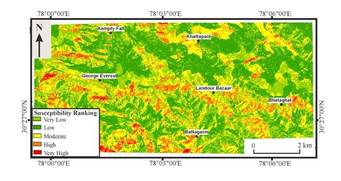 जाने मसूरी क्षेत्र के कौन-से हिस्सें में है भूस्खलन का सर्वाधिक खतरा