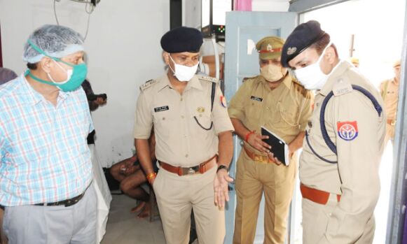 एसएसपी एस चन्नप्पा ने निरीक्षण कर परखी व्यवस्था