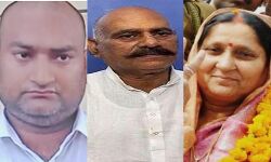 MLA विजय मिश्रा की MLC पत्नी और बेटे के विरुद्ध कुर्की का नोटिस चस्पा