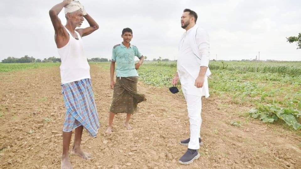 नौजवानों के बाद किसान अब सरकार के निशाने पर : तेजस्वी यादव