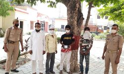 कैराना पुलिस ने 4 जुआरियों को किया गिरफ्तार