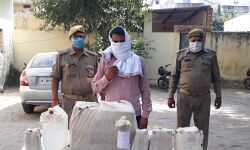 शामली पुलिस ने एक शराब तस्कर को किया अरेस्ट
