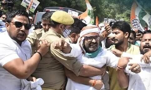 कृषि बिल किसानों के लिये हानिकारक, कांग्रेस का जोरदार प्रदर्शन