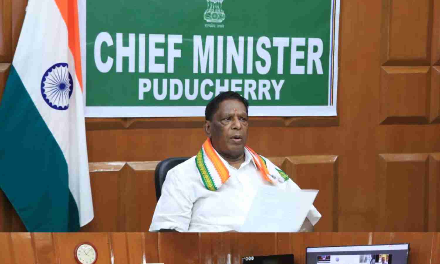 सोनिया गांधी की हिदायत के तहत कानून बनायेेंगे: नारायणसामी