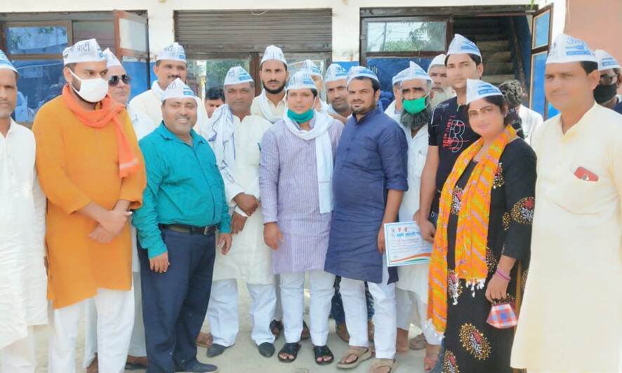 मुज़फ्फरनगर में आप पार्टी ने किया संगठन का विस्तार