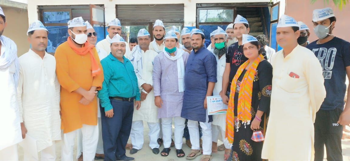 मुज़फ्फरनगर में आप पार्टी ने किया संगठन का विस्तार