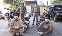 शामली पुलिस ने 2 वाहन चोर दबोचे शामली पुलिस ने 2 वाहन चोर दबोचे