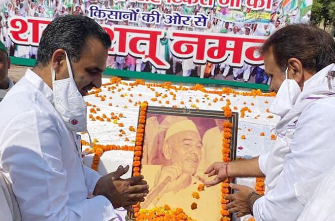 मंत्री संजीव व विधायक उमेश ने बाबा टिकैत की जयंती पर कियेे श्रद्धासुमन अर्पित