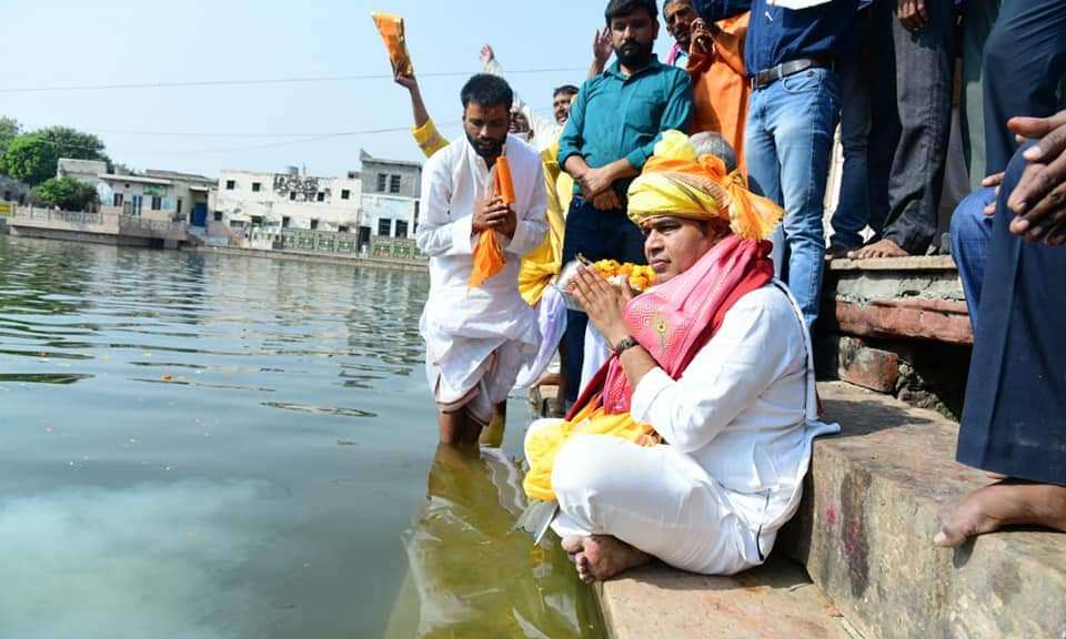 Watch Video~ऊर्जा मंत्री ने गोवर्धन में सप्तकोसी परिक्रमा का किया निरीक्षण