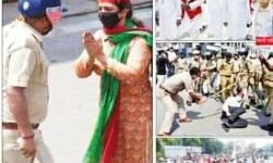 बेटियों को जुल्म के खिलाफ कटोरा-चम्मच लेकर करना पड़ा प्रदर्शन-सपा मुखिया