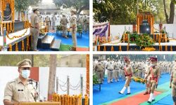 कर्तव्य पथ पर शहीद हुए पुलिसकर्मियों को दी गई श्रद्धांजलि कर्तव्य पथ पर शहीद हुए पुलिसकर्मियों को दी गई श्रद्धांजलि