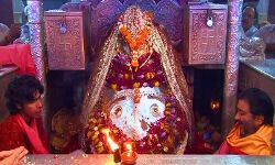 कोरोना काल में धूमधाम से संपन्न हुआ दुर्गा पर्व- महंत