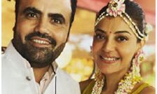 काजल अग्रवाल की हल्दी की रस्म