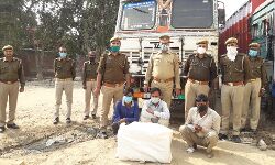 HATHRAS POLICE- 3 अपराधी ARREST- ट्रक में छिपा गाँजा बरामद HATHRAS POLICE- 3 अपराधी ARREST- ट्रक में छिपा गाँजा बरामद