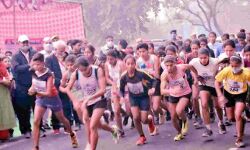 सहारनपुर- गंगा हाफ मैराथन में प्रिंस ने पाया पहला स्थान