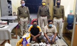 फोड़ने के लिए तैयार 1300 किलो बारूद बरामद, 7 अरेस्ट