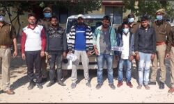 POLICE ने 6 बदमाशों को कराया अपनी गोली का इस्तकबाल
