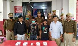 मकानों में रेकी कर लूटने वाले गिरोह का भंडाफोड़ - 4 अरेस्ट