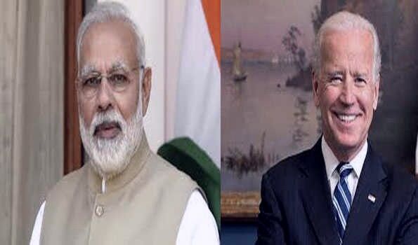 मोदी ने लगाया बिडेन को टेलीफोन मोदी ने लगाया बिडेन को टेलीफोन