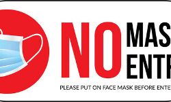 छठ पूजा के लिये नो मास्क नो एंट्री छठ पूजा के लिये नो मास्क नो एंट्री