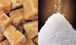 मुजफ्फरनगर: मंडी में गुड़ और चीनी के भाव