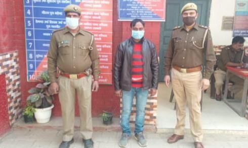 पुलिस ने 24 घण्टे में पकड़ा वांछित अपराधी