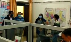 DM के निरीक्षण से कोविड कंट्रोल रुम में मचा हडकंप