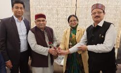 विहिप संगठन मंत्री ने की चेयरपर्सन से शिष्टाचार भेंट