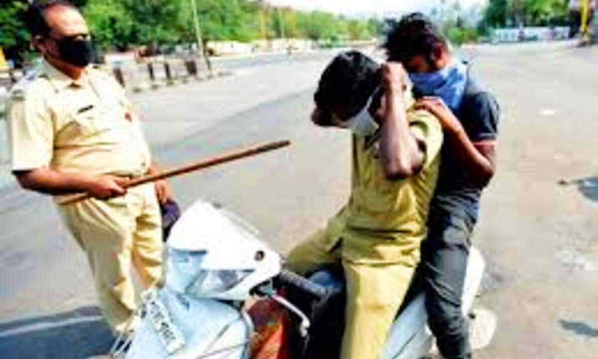 मास्क नहीं लगाने पर 21 लोगों पर लगा जुर्माना