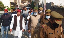 किसान यात्रा निकाल रहे सपाई घरों से किये गिरफ्तार