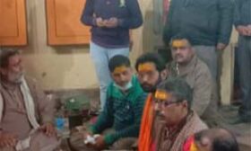 भैरव जयंती पर किया बाबा का अभिषेक