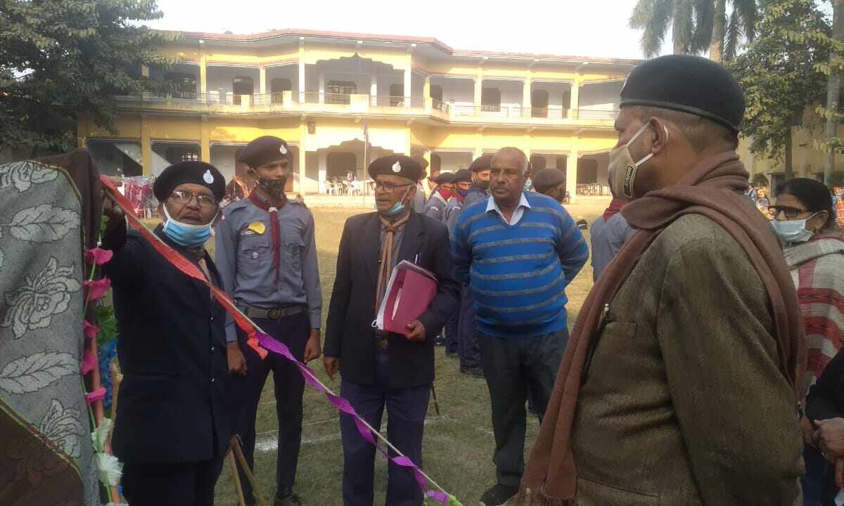 राज्य पुरस्कार जांच शिविर में स्काउट- गाईड ने की भागीदारी