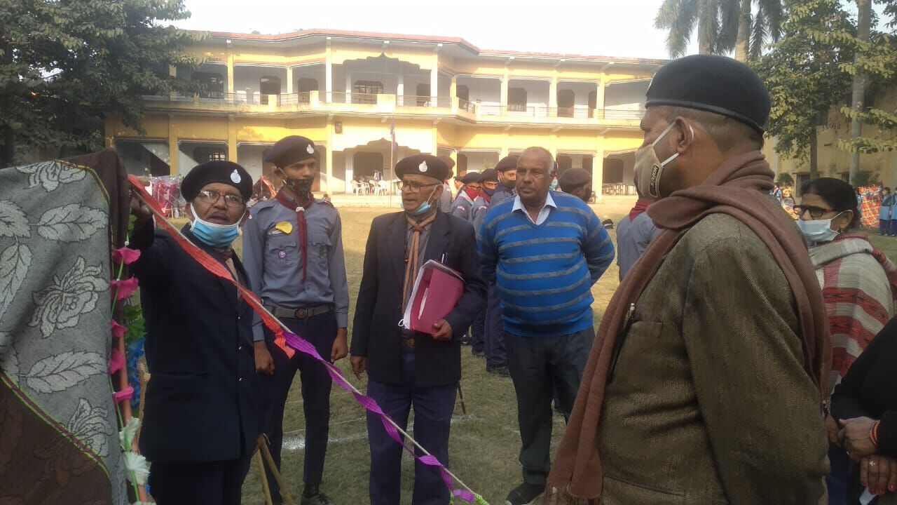 राज्य पुरस्कार जांच शिविर में स्काउट- गाईड ने की भागीदारी
