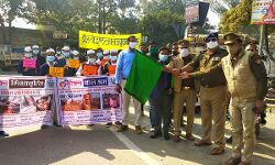 छात्र-छात्राओं ने रैली निकालकर फैलाई जागरूकता