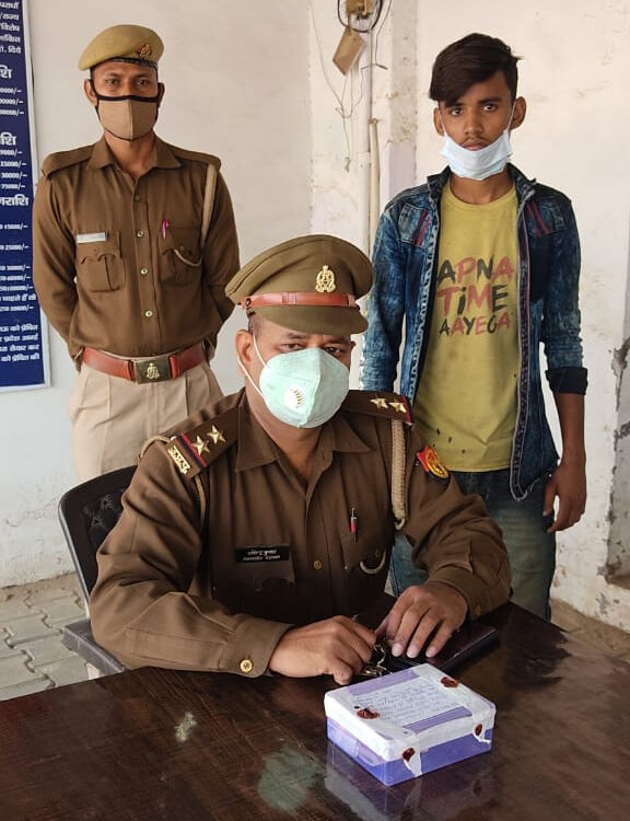 पुलिस ने 24 घण्टे में वारदात का खुलासा कर अपराधी को भेजा जेल